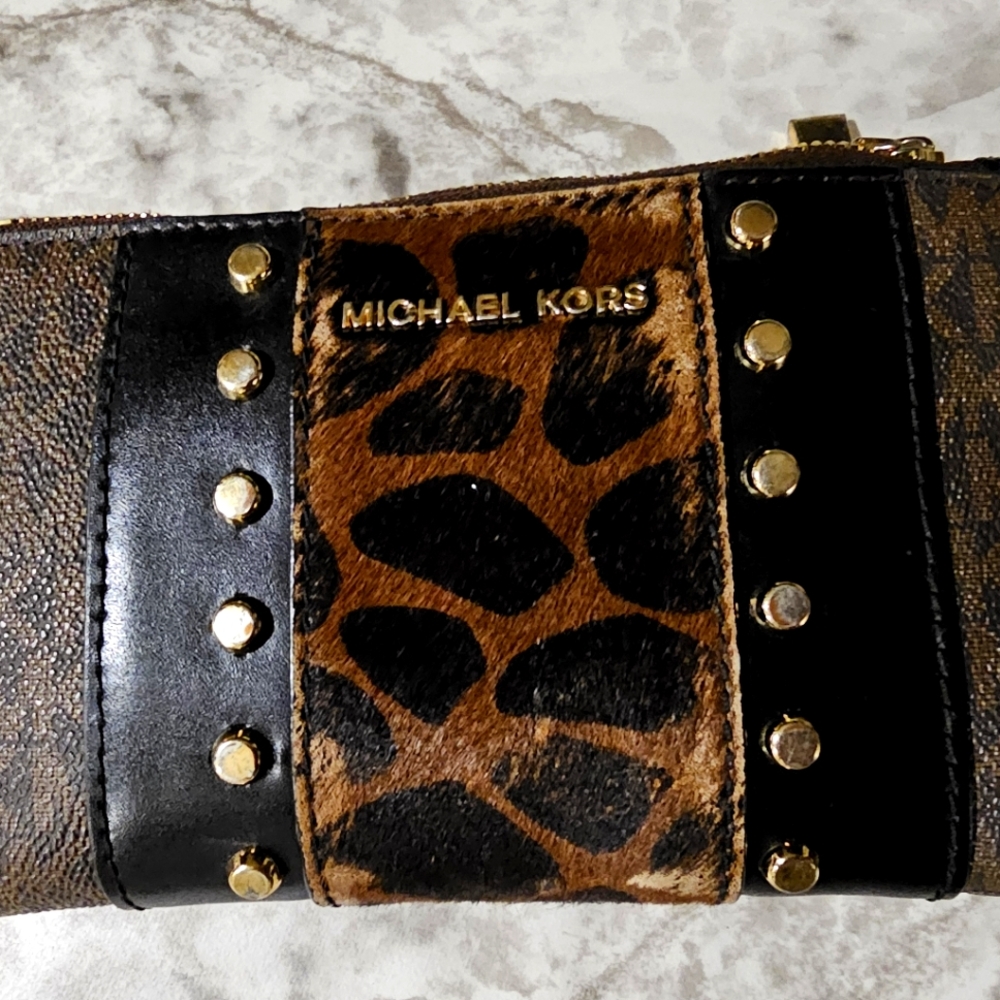 Michael Kors Calf hairWristlet